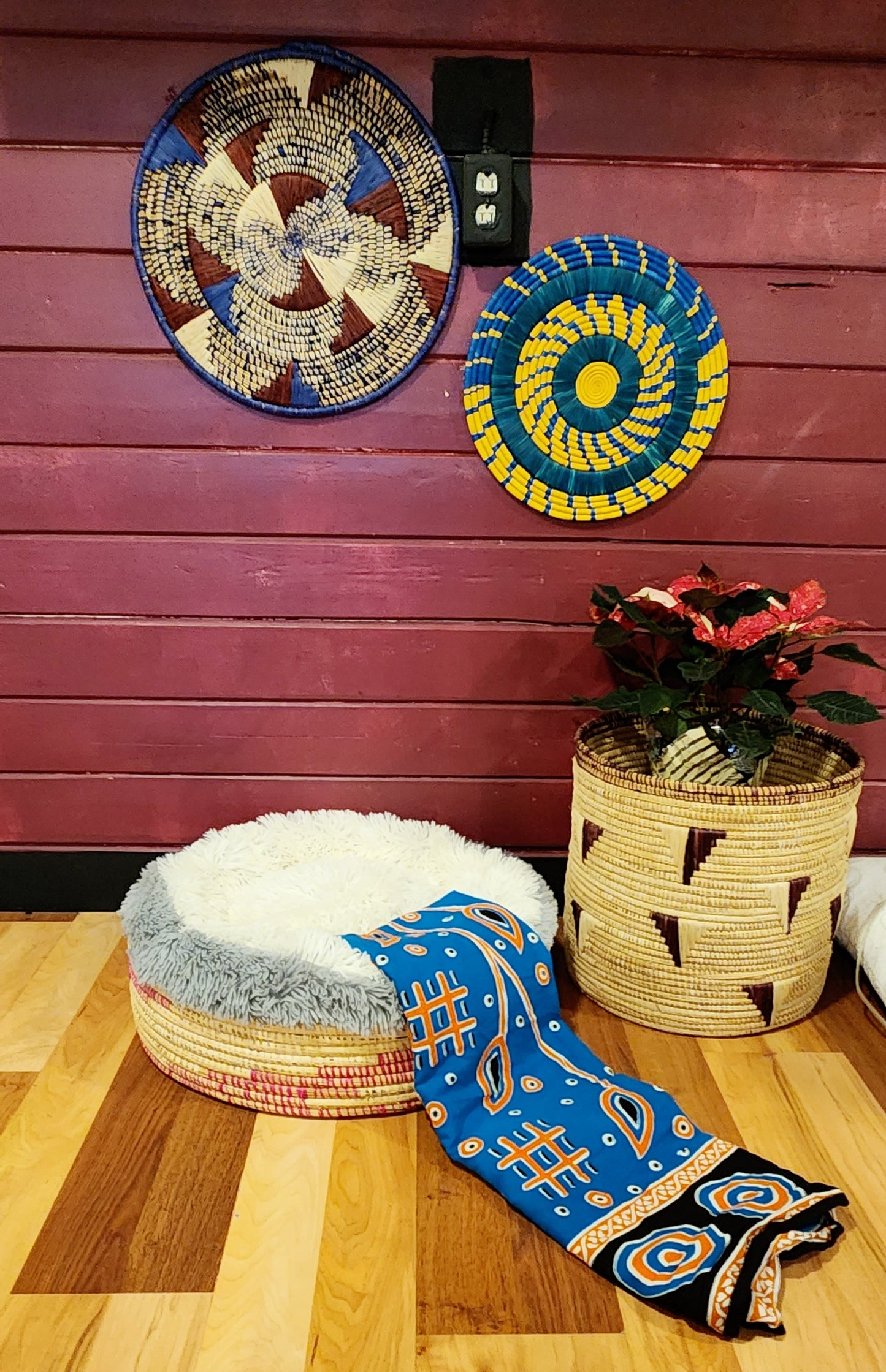 Asante Eco-Friendly  Handwoven  Pet Bed.